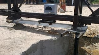 Купить сваи для ворот в Назрань. Заказать ворота на сваях под ключ от 22132 руб